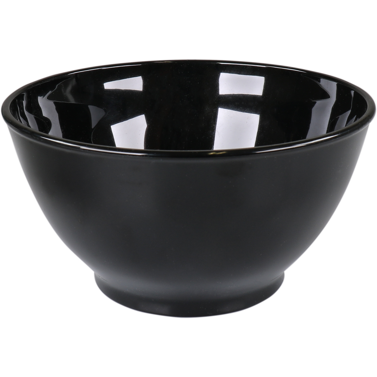Ornamin - Skala wiederverwendbar | Unzerbrechlich | San | Runde | 800 ml | 90 mm | ∅170mm | Schwarz | 10 Stücke