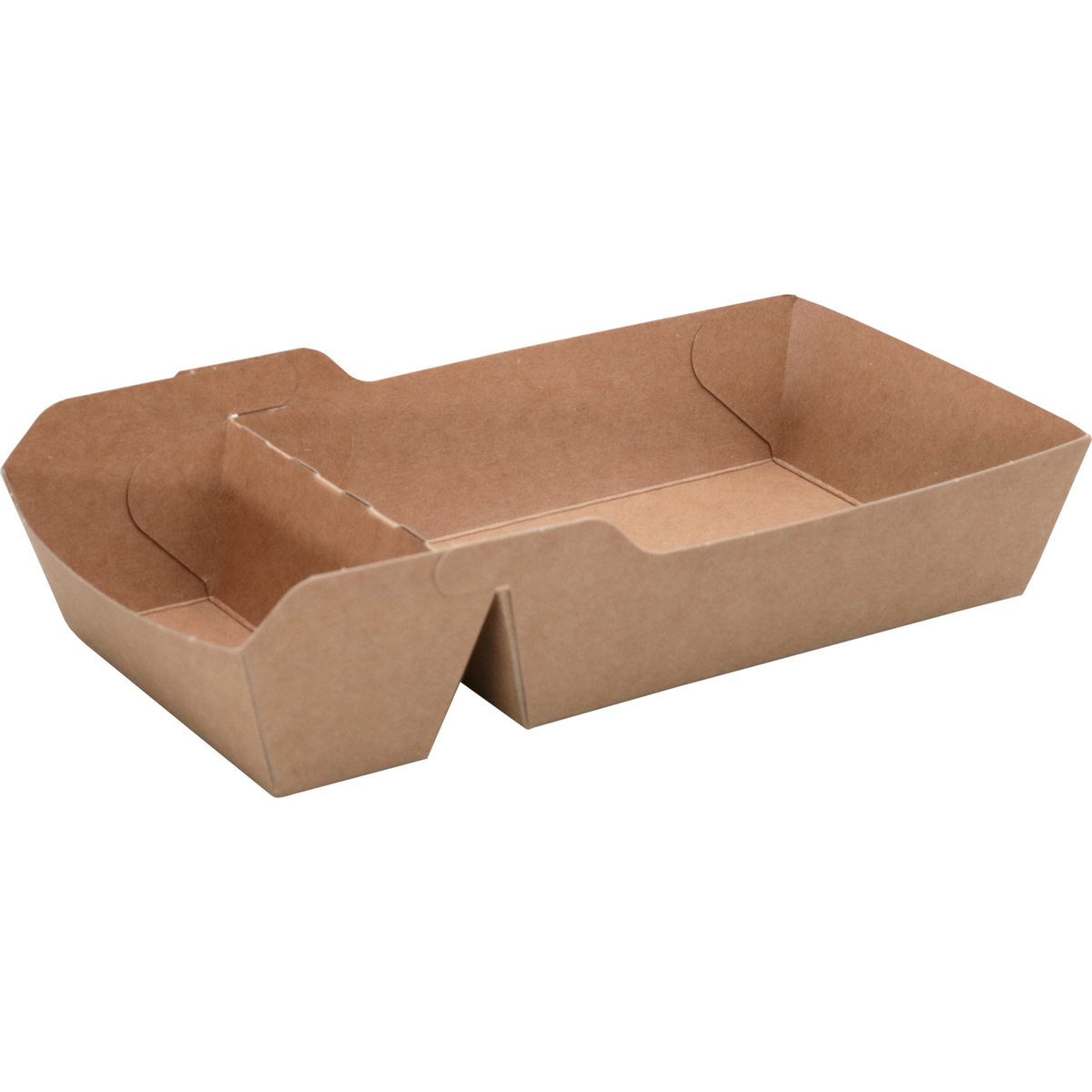 Klika - Bak | Karton | A14+1/A20 | Snack -Bin 145x85x35mm | Braun | 100 Stück