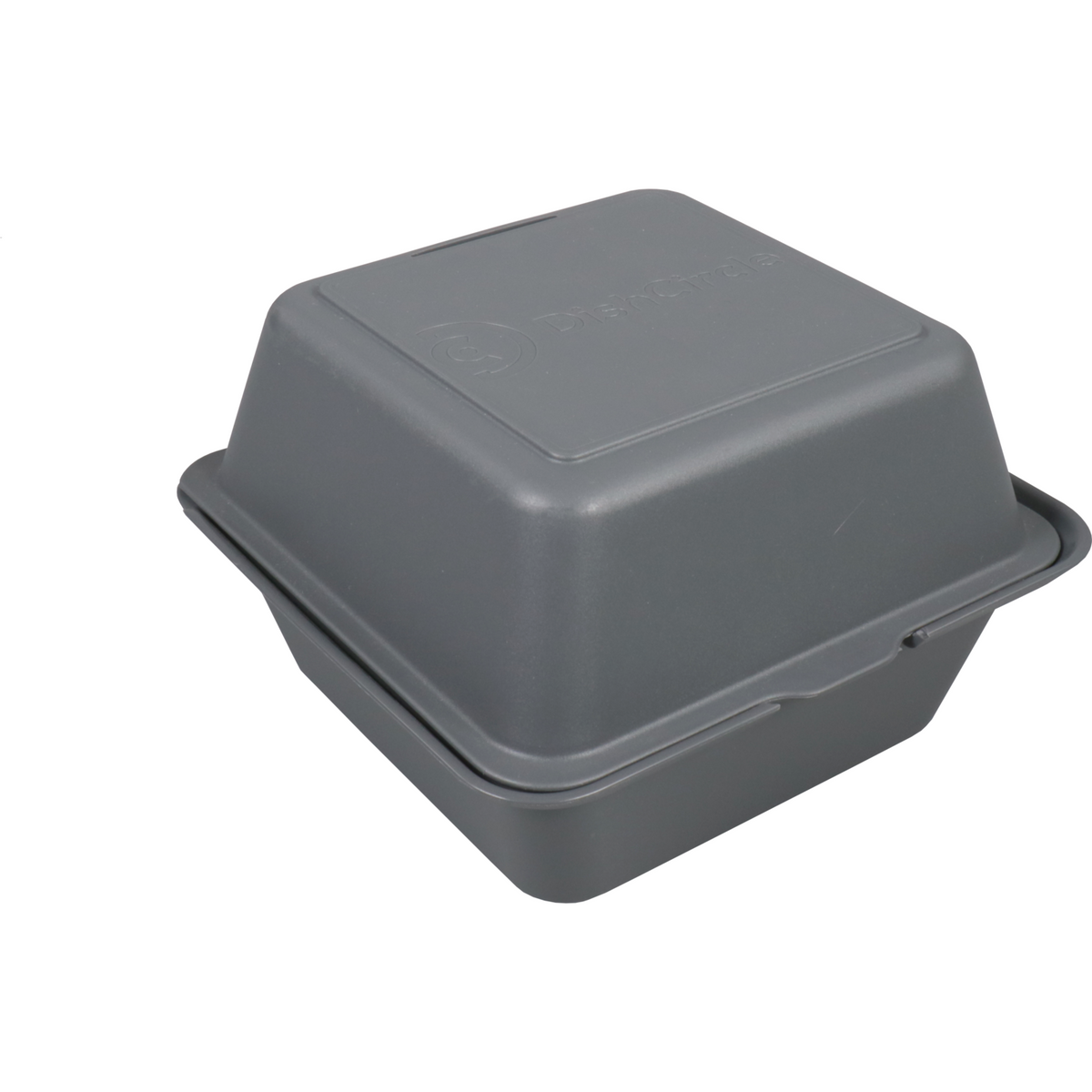 Schale Bak | Pp | Wiederverwendbar | Hamburgerbox | 150x150x100 mm | Grau | 25 Stücke