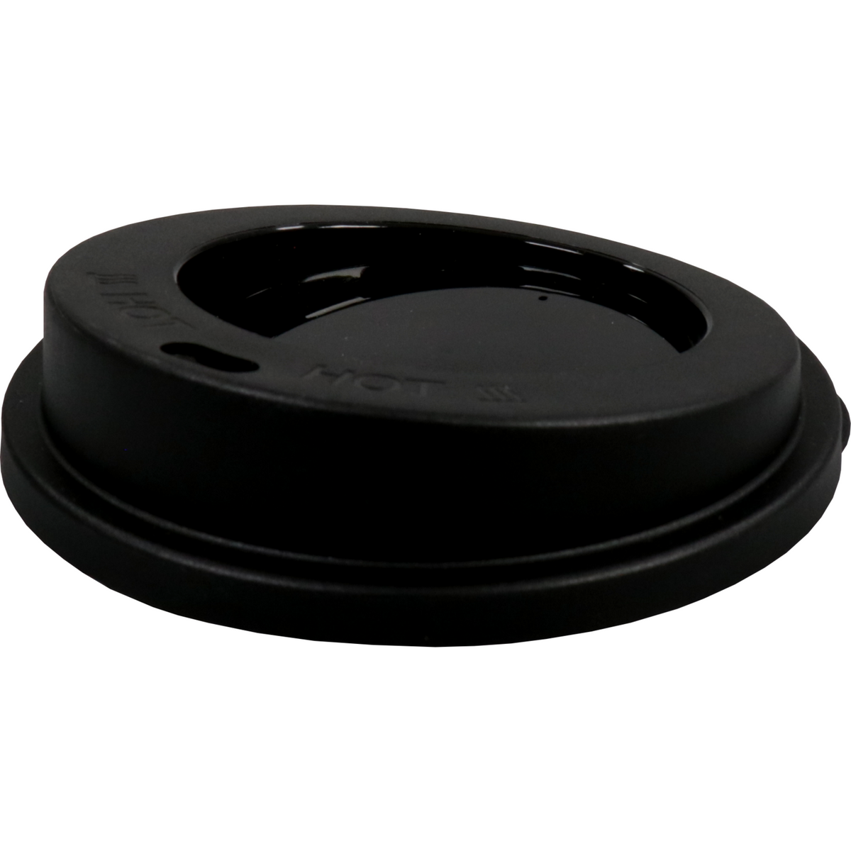 Spüldeckel | Pp | Runde | Wiederverwendbar | Ø90mm | Schwarz | 100 Stück