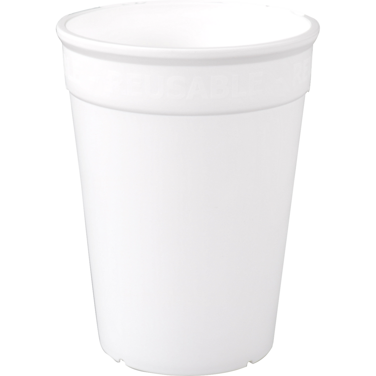 Ökocup - | Tasse | Pp | Wiederverwendbar | 250 ml | Weiß | 20 Stücke