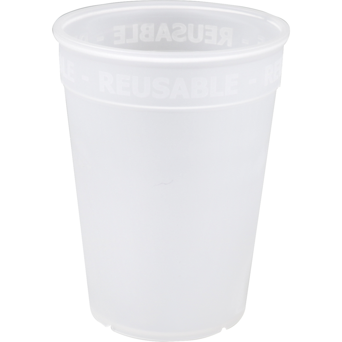 Ökocup - | Tasse | Pp | Wiederverwendbar | 250 ml | Transparente 20 Stücke