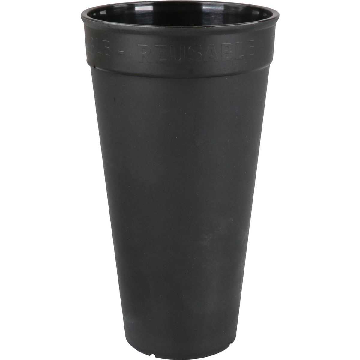 Ökocup - | Tasse | Pp | Wiederverwendbar | 500 ml | Schwarz | 20 Stücke