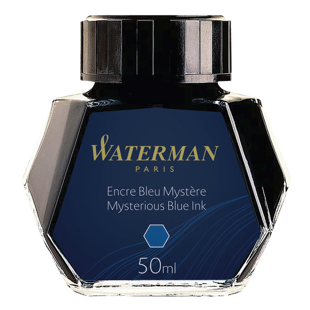 Brunnenstift Tinte Waterman 50 ml Standard Blauschwarz
