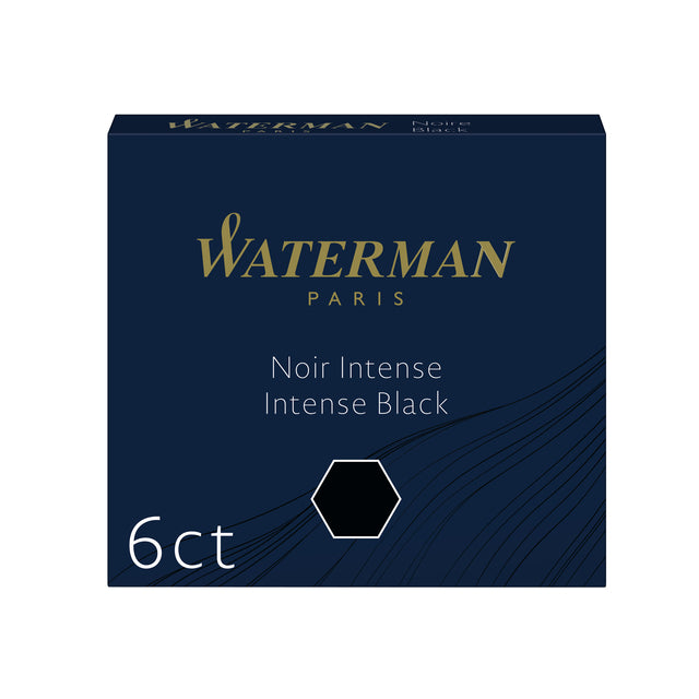 Tintenmuster Waterman International Schwarz