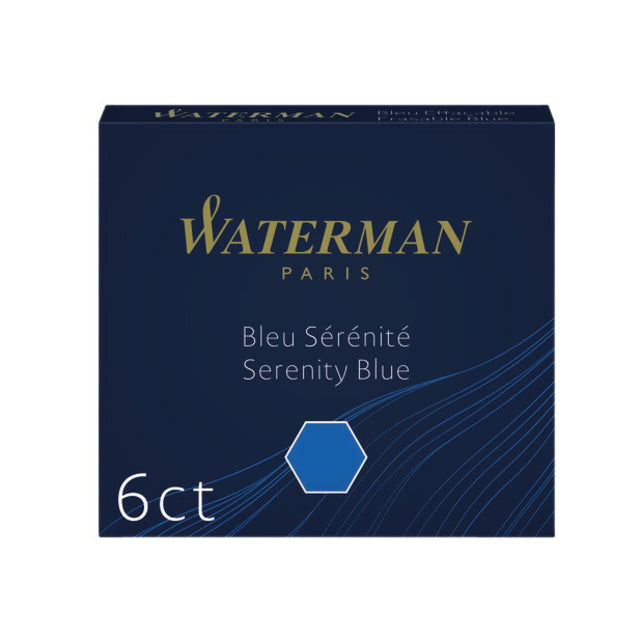 Tintenmuster Waterman International Florida Blauw