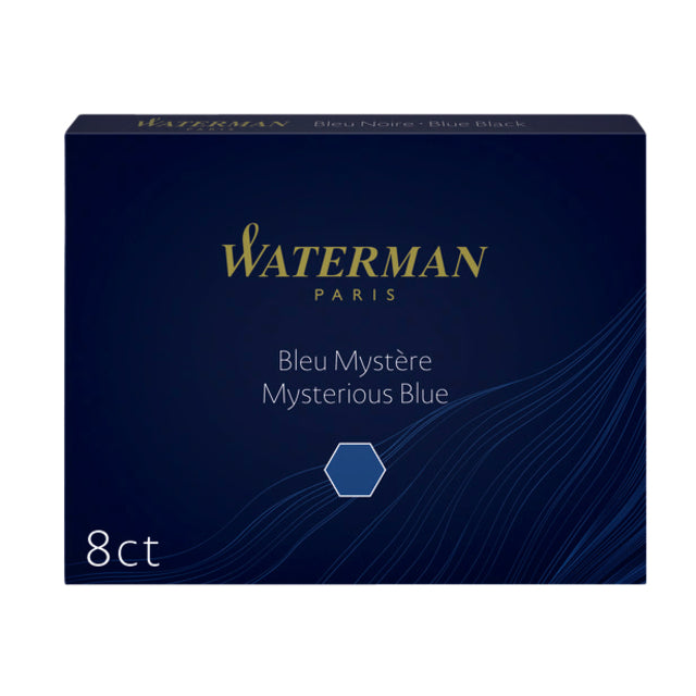 Tintenmuster Wassermann NR23 Langblau/Schwarz