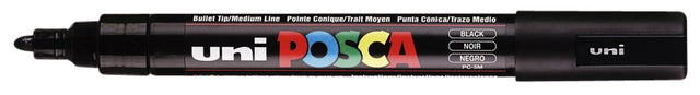 POSCA PC5M M Black Pasca