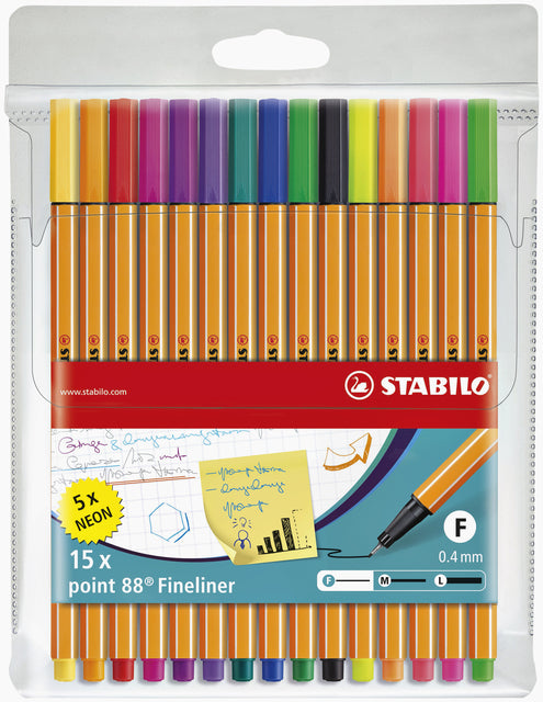 Fineliner Stabilo Point 88 Penny bis 15 Farben