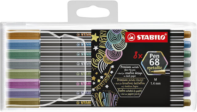 Filzstift 6808/8-11 Metallische Pennies von 8 Farben
