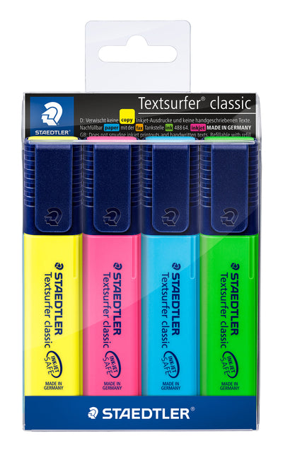 Markierungsmarker Staedtler 364 Texter Assorti 4 Teile