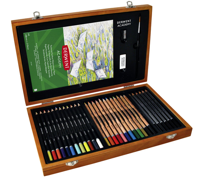 Boîtier-cadeaux Wood Derwent Academy