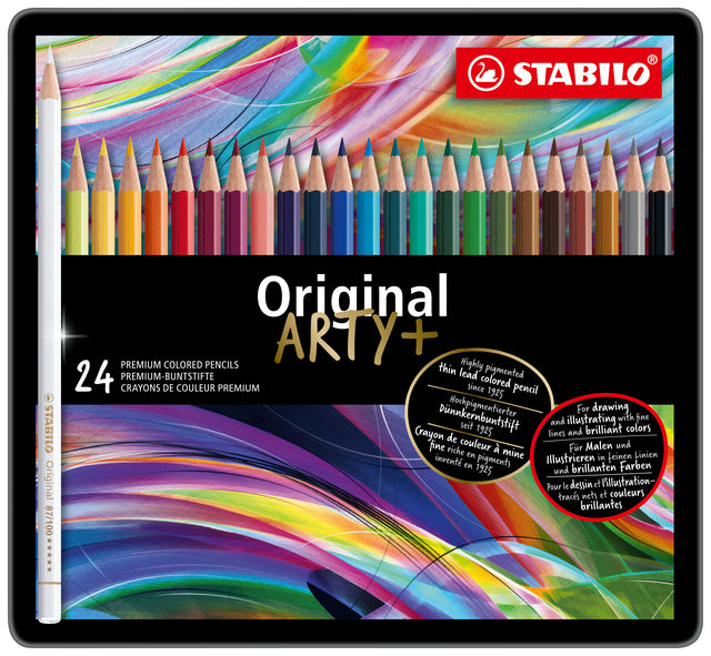 Farbige Stifte Stabilo Original Arty Blik von 24 Farben
