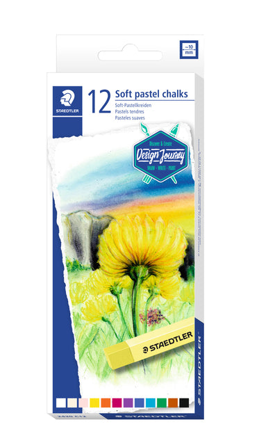 Pastelkrijt Staedtler Karat Soft Assorti Set von 12 Teilen