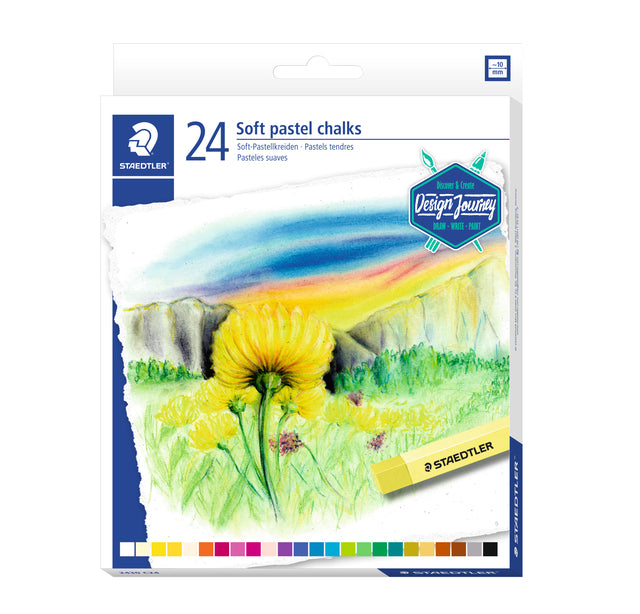 Pastelkrijt Staedtler Karat Soft Assorti Set von 24 Teilen