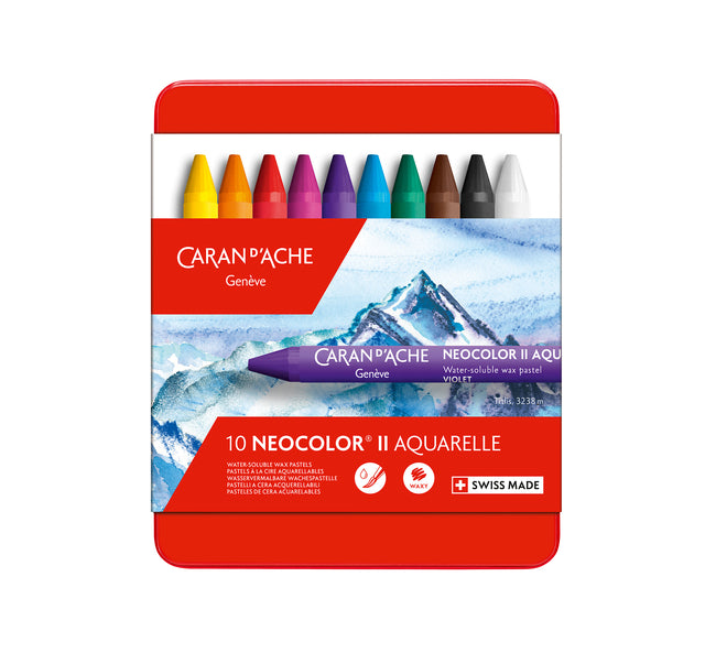 Wachsmalstift Caran d'ache neocolor ii ass | Karton mit 10 Stück