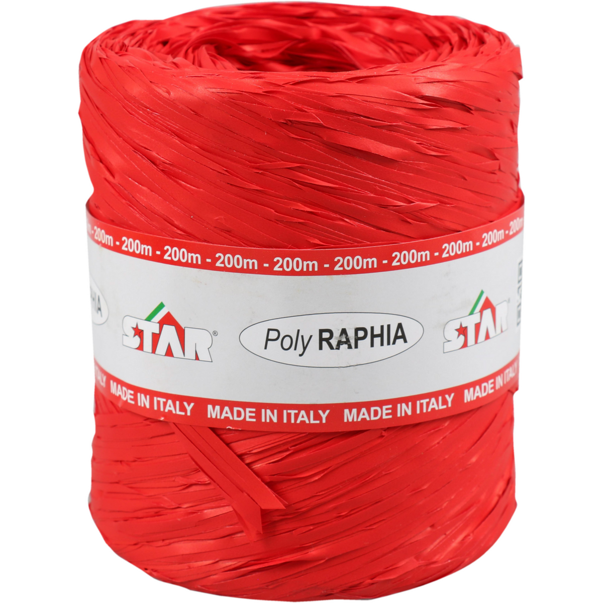 Raffia | 15mm | 200 m | Rot