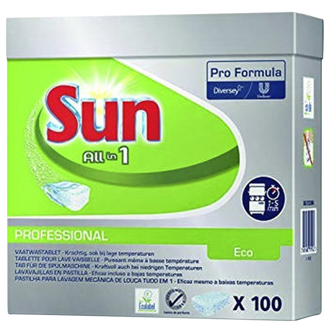 Spülmaschinentabs Sun All-in-One Eco 100 Stück | 1 Stück