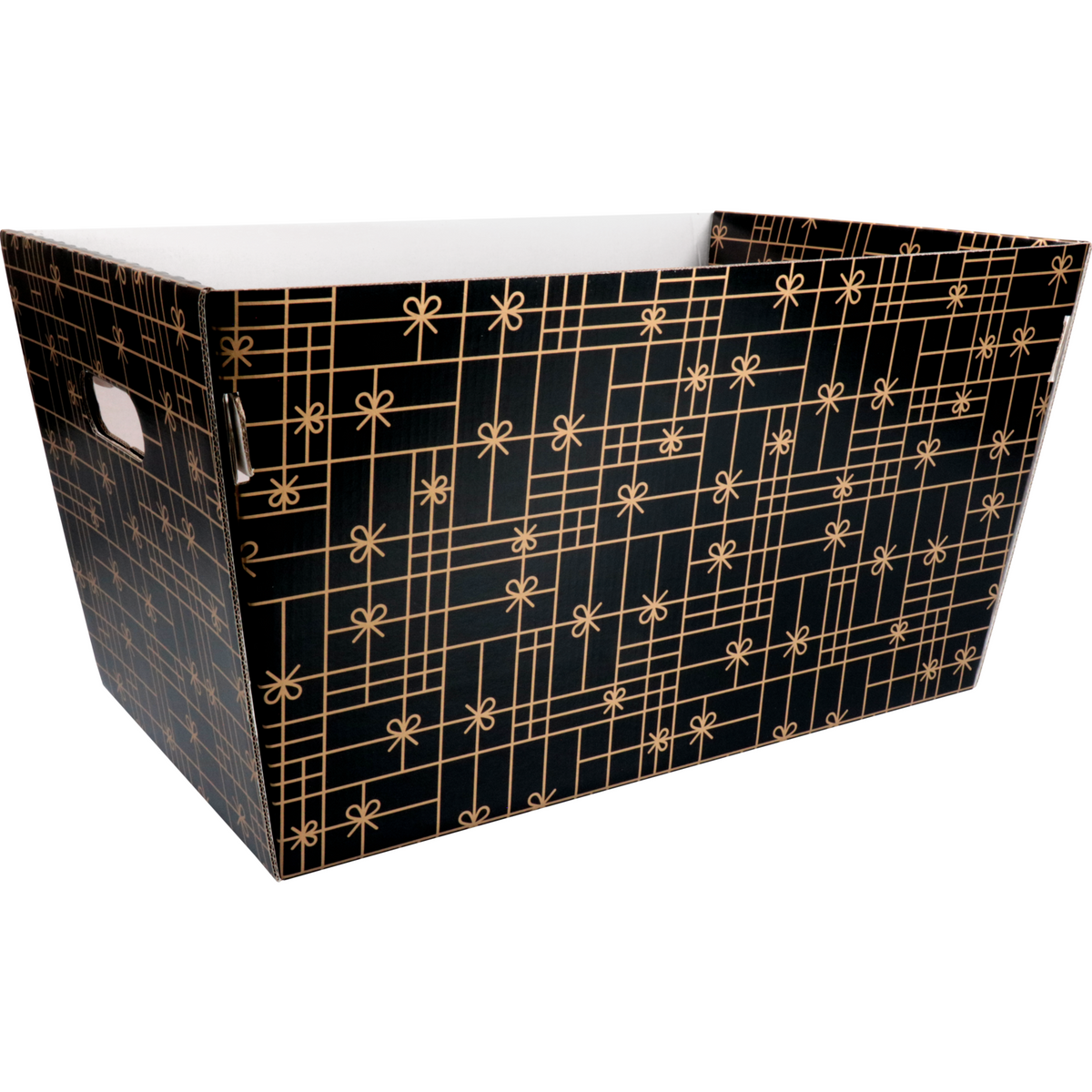 Klika - Mand | Golfkarton | 432x270x258mm | rechteckig schwarz/gold 10 Stück