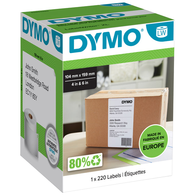 DYMO 904980 LABE DRUCK 104X159MM 220ST.