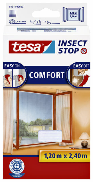 INSECTHOR TESA 55918 für Fenster 1.2x2,4 m Weiß