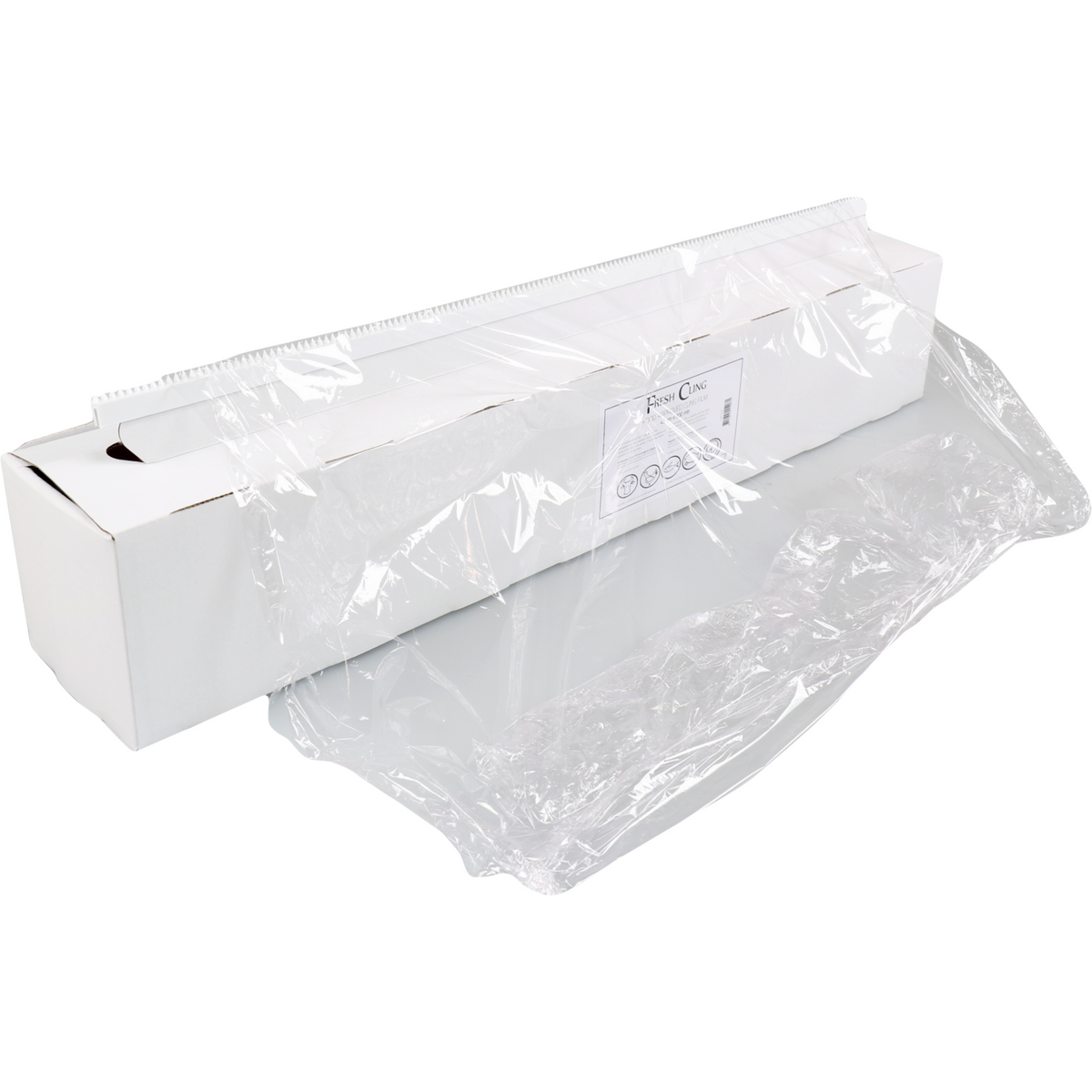 Klika - Folie | Rack Film Unperforated Self -Adhäsive auf ROL/Dispenso Box PVC | 45 cm | 300m | transparent