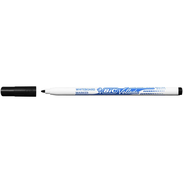Filz -Tip Pen BIC 1721 Whiteboard Round Black 1,5mm | 24 Stücke