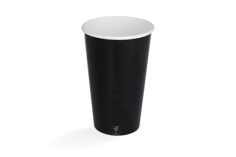Klika - Milkshakeverbeker Middel 450ml 16oz Schwarz | 500 Stücke