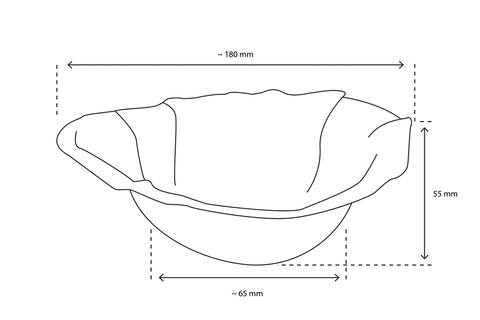KLIKA - Palmblade COI 300 ml 180x170x55mm Bio | 100 Stück
