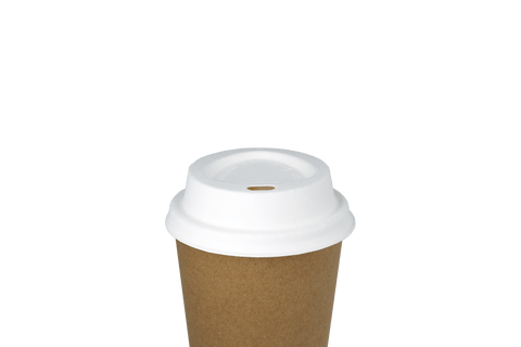 Klika - Kaffeetasse Deckel Ø70mm Zuckerrohr Bio | 1000 Stücke