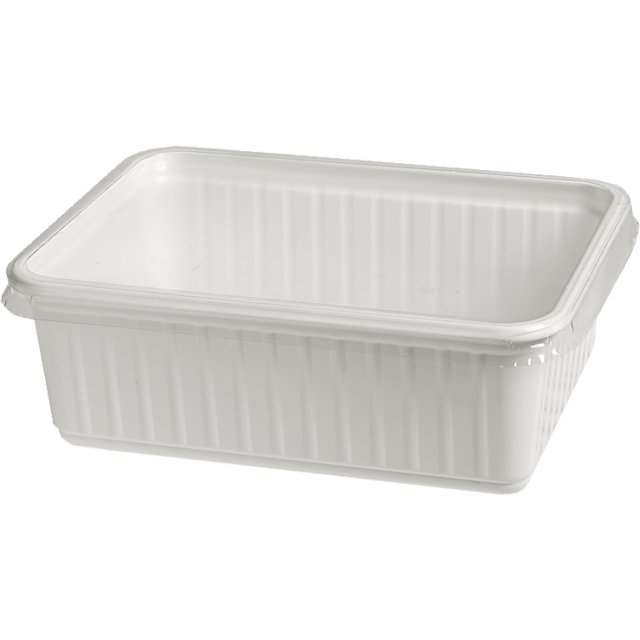 Klika - Bak | Ps | 1000 ml | 183x135x63mm | weiß/transparente 150 Stück