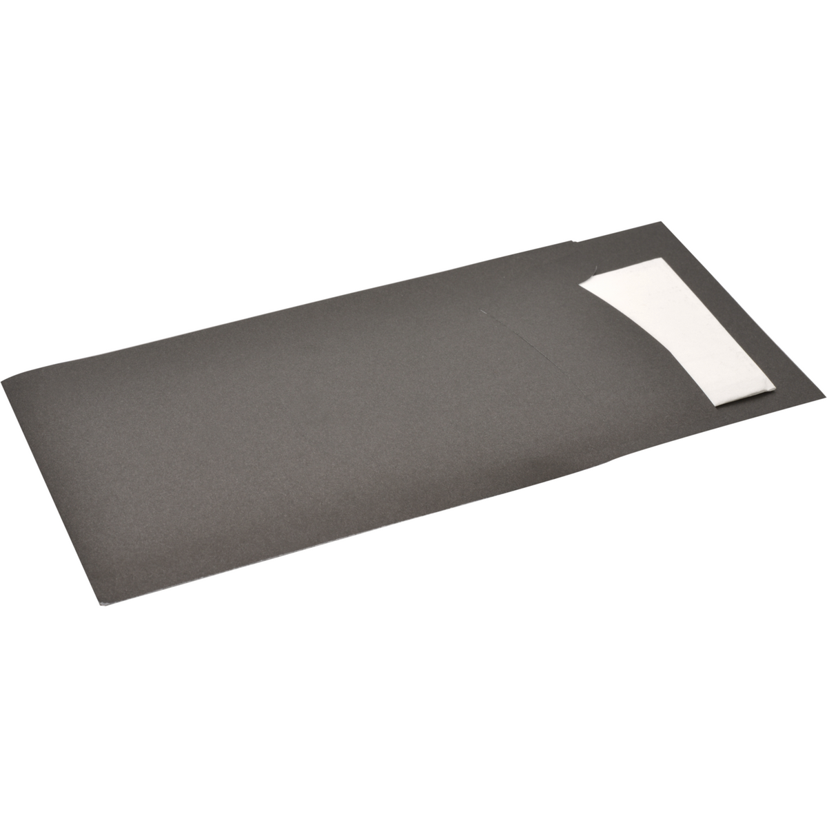 Klika - Bestecktasche | inkl. Servet | 2-layer | Papier schwarz | 600 Stücke