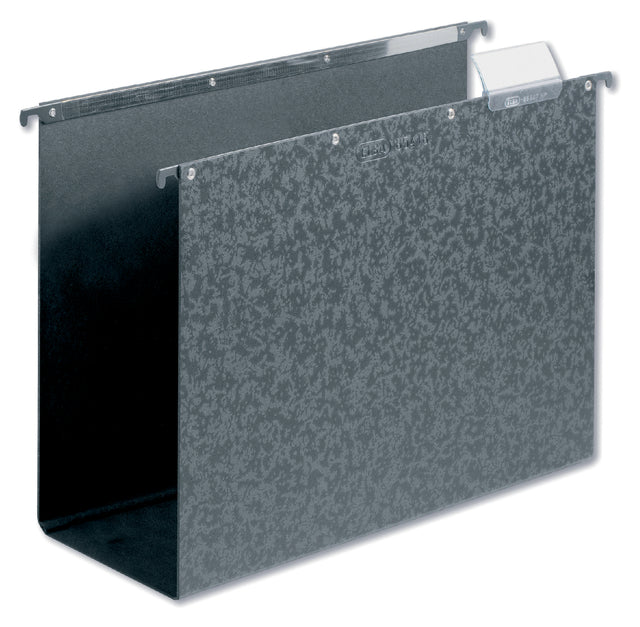 Hangmap Elba Vertic A4 80mm Hardboard Schwarz | 10 Stück