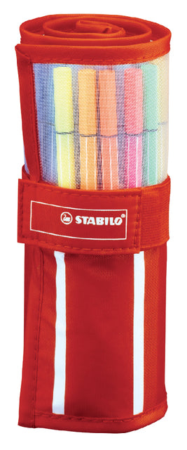 Fineliner Stabilo Pen 68 Red Roller Set mit 30 Farben