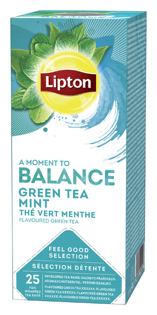 Tee Lipton Balance Grüne Tee Minze 25 Stücke