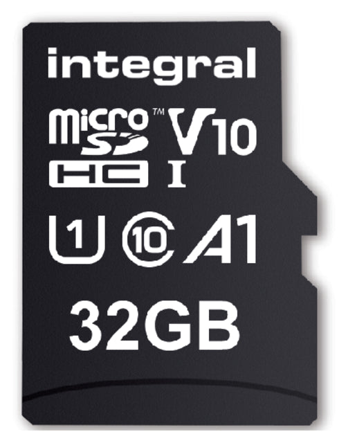 Speicherkartenintegral microSDHC V10 32 GB