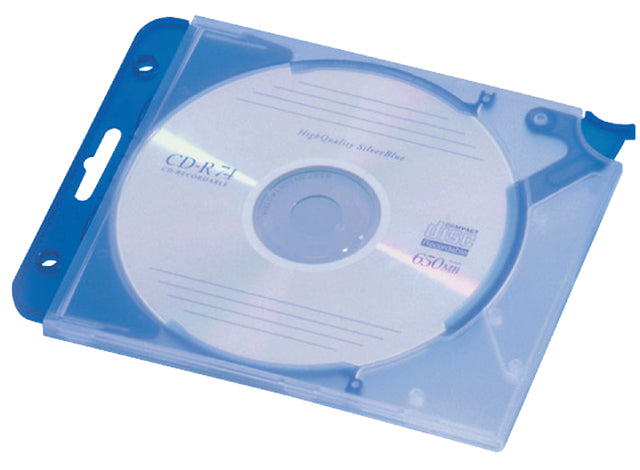 CD -Speicherordner Quickflip Komplett Blue 5 Teile