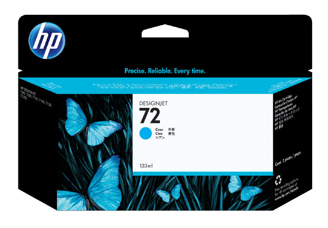 Inkcartridge HP C9371A 72 Blau