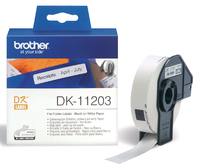 Label Bruder DK-11203 17x87mm Archivierung 300 Stück