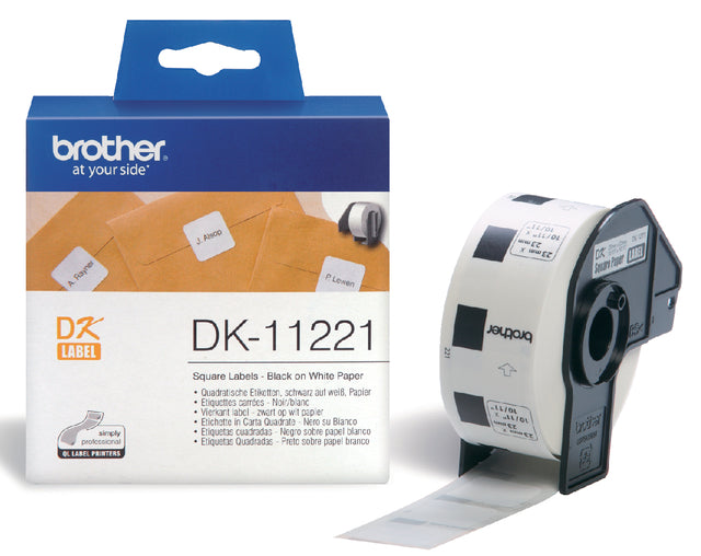 Label Bruder DK-11221 23x23mm 1000 Stück