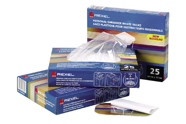 Papierschütteltasche Rexel 240x98cm 115liter 100 -insges