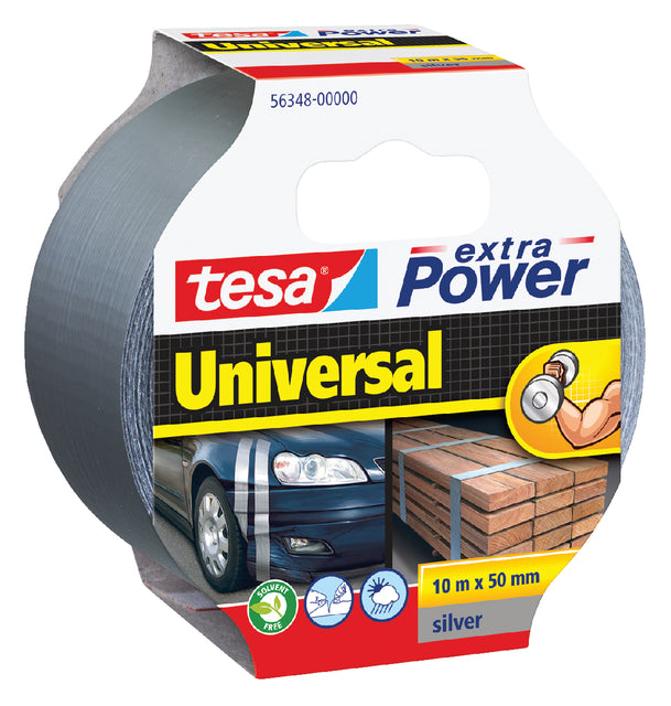 Klebeband TESA 50 mmx10m extra Power Silber | 6 Stück