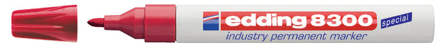 Filztip Edding 8300 Industrie um Red 1,5-3mm | 10 Stück
