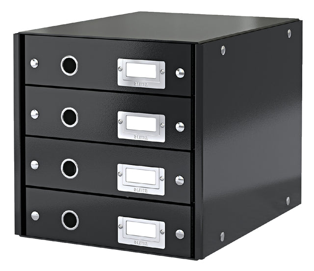Ladenbox Leitz Wow Click & Store 4 beladen schwarz