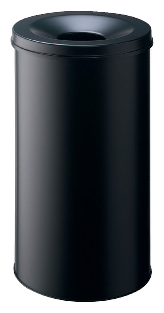Papierbehälter mit Flamme langlebig 3307-01 um 60 Liter schwarz