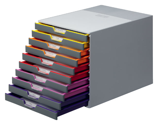 Ladenbox Langlebige Varicolor 10 beladene Grau