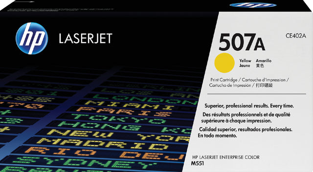 Tonercartridge HP CE402A 507A Gelb