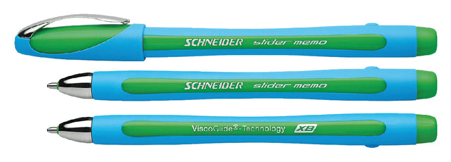 Ballpen Schneider Memo XB 1,4mm Grün | 10 Stück
