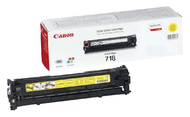 Tonercartridge Canon 718 2,9k gelb