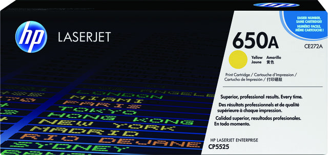 Tonercartridge HP CE272A 650a Gelb